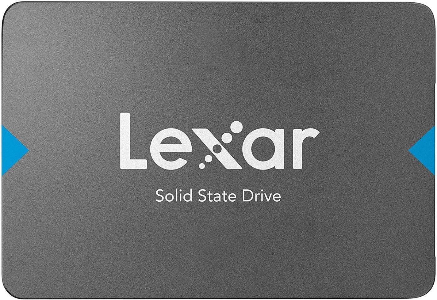 Lexar NS100 2.5” SATA III (6Gb/s) Internal SSD, Sequential Read Speed Gray 2TB - SATA-550mbps Lexar NS100 2.5” SATA III (6Gb/s) Internal SSD, Sequential Read Speed Gray 2TB - SATA-550mbps